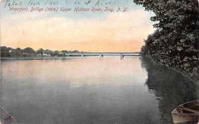 Waterford Bridge Troy, New York Postcard