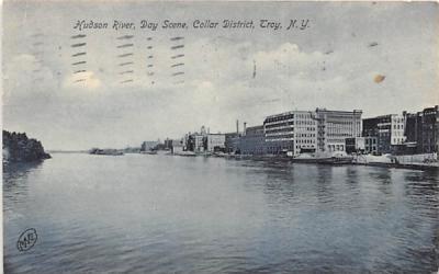 Hudson River Troy, New York Postcard