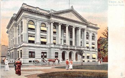 New Court House Troy, New York Postcard
