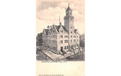 Government Building Troy, New York Postcard