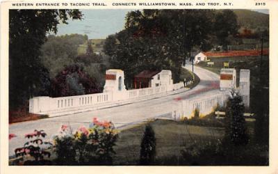 Western Entrance Troy, New York Postcard