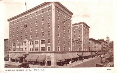 Hendrick Hudson Hotel Troy, New York Postcard