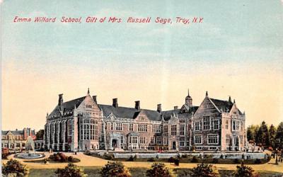 Emma Willard School Troy, New York Postcard