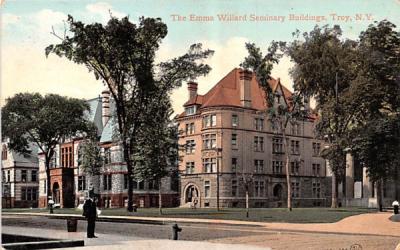 Emma Willard Seminary Buildings Troy, New York Postcard