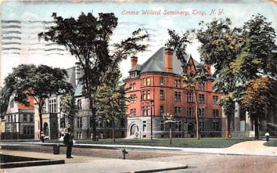 Emma Willard Seminary Buildings Troy, New York Postcard