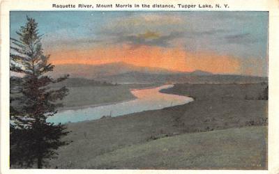 Raquette River Tupper Lake, New York Postcard