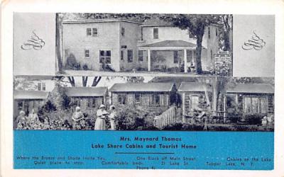 Mrs Maynard Thomas Tupper Lake, New York Postcard