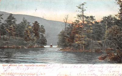 Boating Ticonderoga, New York Postcard
