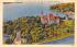 Boldt Castle & Heart Island Thousand Islands, New York Postcard