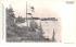 West from Devil's Oven Thousand Islands, New York Postcard