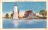 Rock Island Light Thousand Islands, New York Postcard