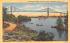 International Bridge Thousand Islands, New York Postcard