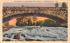 Bog River Falls & Bridge Tupper Lake, New York Postcard