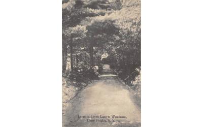 Lovers Lane Ulster Heights, New York Postcard