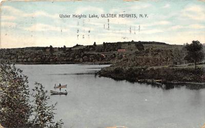 Ulster Heights Lake New York Postcard