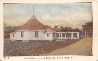 Auditorium Golden Rule Inn Ulster Park, New York Postcard