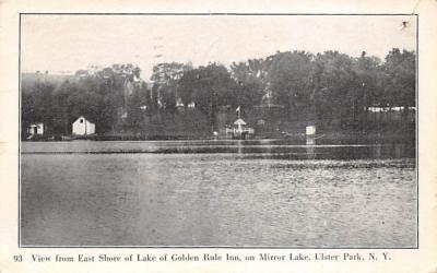 Lake Golden Rule Inn on Mirror Lake Ulster Park, New York Postcard