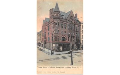 Young Mens' Chrisitian Association Building Utica, New York Postcard