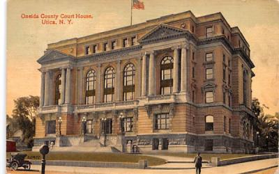 Oneida County Court House Utica, New York Postcard