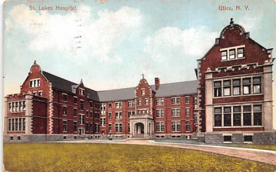 St Lukes Hospital Utica, New York Postcard