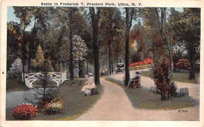 Frederick T Proctors Park Utica, New York Postcard