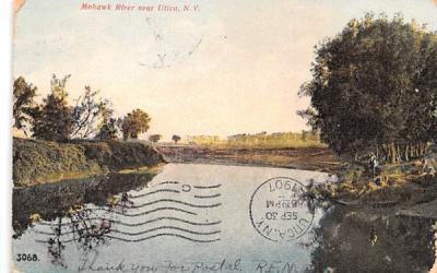 Mohawk River Utica, New York Postcard