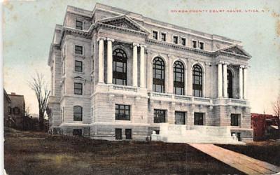Onieda County Court House Utica, New York Postcard