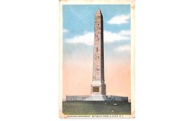 Oriskany Monument Utica, New York Postcard