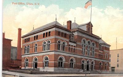 Post Office Utica, New York Postcard