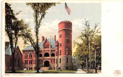 State Armory Utica, New York Postcard