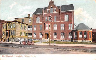 St Elizabeth's Hospital Utica, New York Postcard