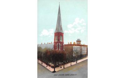 Grace Episcopal Church Utica, New York Postcard
