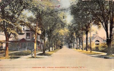 Paxton Street Utica, New York Postcard