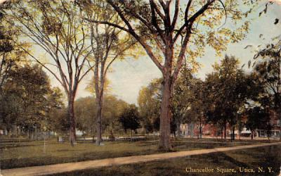 Chancellor Square Utica, New York Postcard