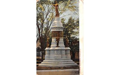 Soldiers Monument Utica, New York Postcard
