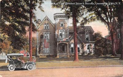 Residence of Vice President James S Sherman Utica, New York Postcard
