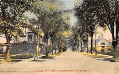 Faxton Street Utica, New York Postcard