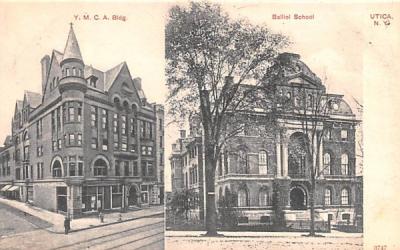 YMCA Building Utica, New York Postcard
