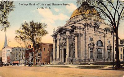 Savings Bank of Utica New York Postcard