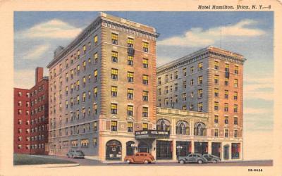 Hotel Hamilton Utica, New York Postcard