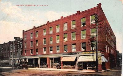 Hotel Martin Utica, New York Postcard
