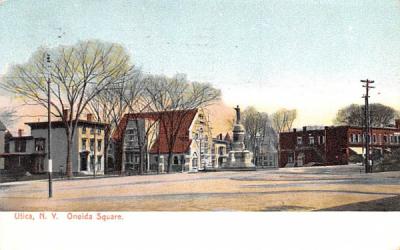Oneida Square Utica, New York Postcard
