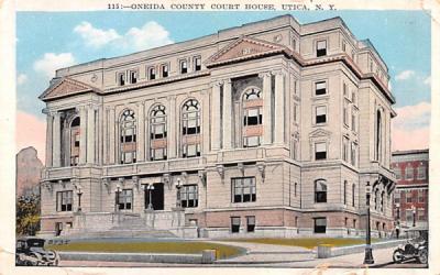 Oneida County Court House Utica, New York Postcard