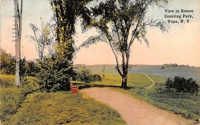 Roscoe Conkling Park Utica, New York Postcard