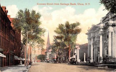 Genesee Street Utica, New York Postcard