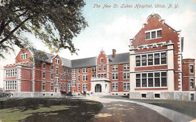 New St Lukes Hospital Utica, New York Postcard