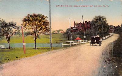 State Road Utica, New York Postcard