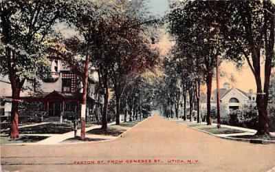 Faxton Street Utica, New York Postcard