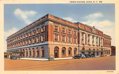 Union Station Utica, New York Postcard