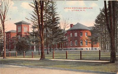 Utica Orphan Asylum New York Postcard